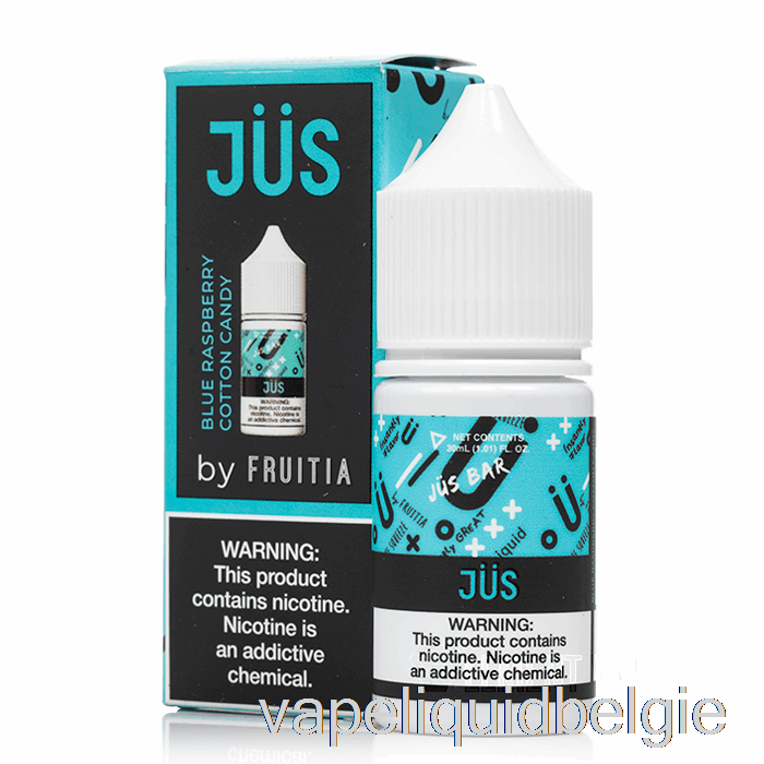 Vape Smaken Blauwe Frambozen Suikerspin - Jus Zouten - 30ml 35mg